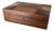 19th Century English or European Two-Tone Mahogany Satinwood Veneered Box For Sale