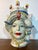 Sicilian Ceramic Heads from Caltagirone, Set of 2 For Sale - Image 3 of 18