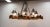 Wood Mid-Century French Four Yokes Pendant Light For Sale - Image 7 of 16
