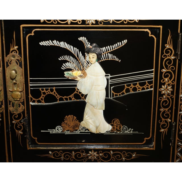 Vintage Chinese Side Cabinet For Sale - Image 8 of 18