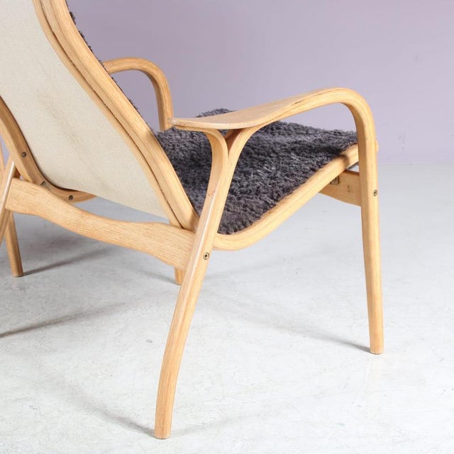 Yngve Ekström Lamino Lounge Chair by Yngve Ekström for Swedese, Sweden, 1970s For Sale - Image 4 of 16