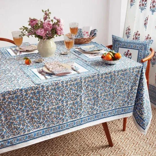 Anna, meaning grace and beautiful in Latin, is a delightful floral pattern in blue and gray with European influences. An...