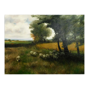 Dennis Sheehan "Serene Meadow" Stretched Canvas Hand Signed Original Oil