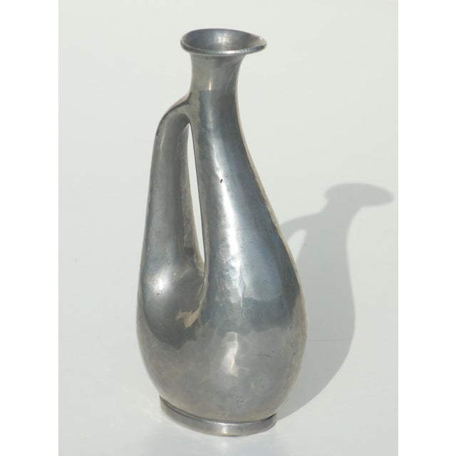 Art Deco Pewter Vase by Antonio Mazzucco, 1930s For Sale - Image 4 of 6