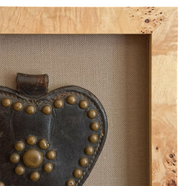 Wood Framed 19th Century American Horse Harness Heart For Sale - Image 7 of 10
