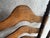 Brown Vintage Pair of French Country Ladder Back Rush Seat Chairs For Sale - Image 8 of 12