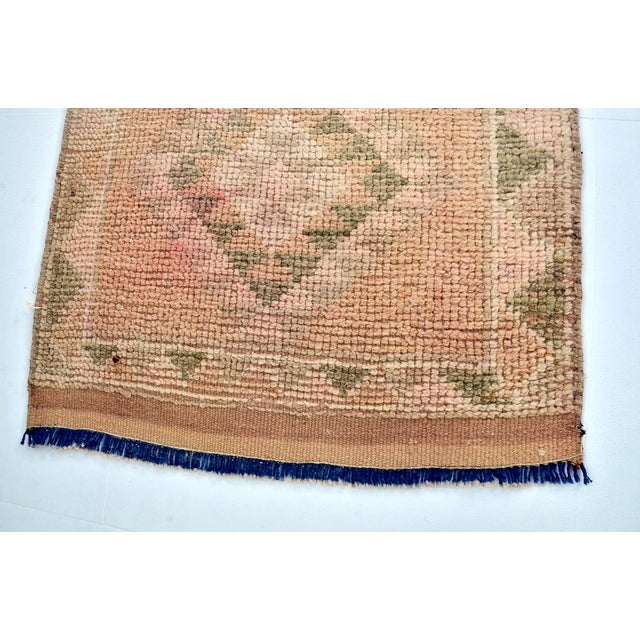 Vintage Earth Tones Oushak Runner For Sale - Image 10 of 10