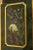 Green Artmax Vintage Floral Decorated Three Panel Screen For Sale - Image 8 of 12