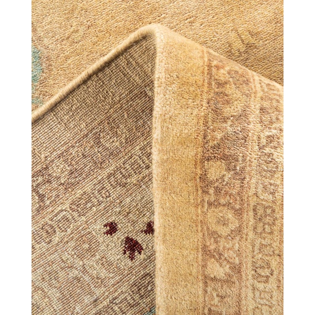 Mogul, One-of-a-Kind Hand-Knotted Area Rug - Yellow, 8' 3" x 10' 0" For Sale In New York - Image 6 of 8
