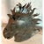 Late 20th Century Vintage Brutalist Torch Cut Copper Horse Head For Sale - Image 5 of 10