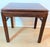 Brown Drexel Heritage Chinese Chippendale Banded Mahogany Side Tables, Pair For Sale - Image 8 of 15