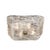 1960s Mid-Century Modern Murano Hand-Blown Textural Clear Glass Venini Flush Mount Chandelier For Sale In New York - Image 6 of 18