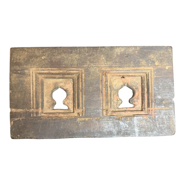 Antique Carved Indian Window Frame For Sale