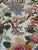 Gp & J Baker Magnolia Cream/Blue Fabric r1351.4 Baker Originals Collection 5 Yards For Sale - Image 4 of 7