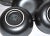 Kagoshima Black Satsuma Condiment Bowls With Wood Cabinet Display - 10 Piece Set For Sale - Image 11 of 11