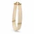 Mid 20th Century Estate 14k Yellow Gold Multi-Strand Freshwater Seed Pearl Cuff Bracelet For Sale - Image 4 of 5