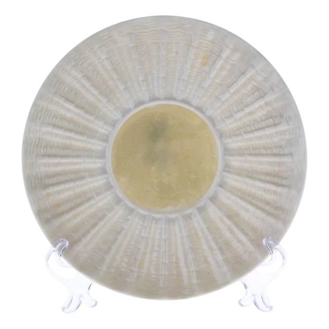 Antique Irish Porcelain Plate from Belleek For Sale