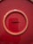Red Vintage Crate & Barrel "Addison" Vibrant Two-Tone Orange and Red Glazed Ceramic Centerpiece Serving Bowl For Sale - Image 8 of 8