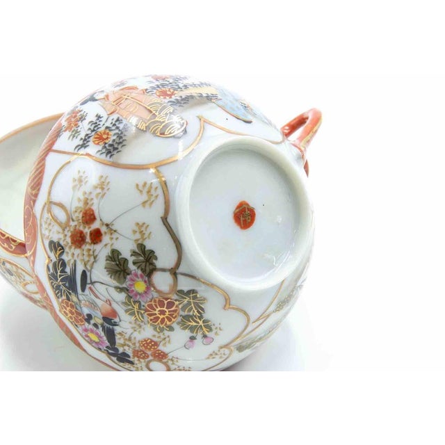 Ceramic Japanese Cutani Eggshell Teacups, Set of 2 For Sale - Image 7 of 9