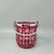 Bohemian Red Cut Crystal Glass Cocktail Shaker with Ice Bucket, Italy, 1960s For Sale - Image 6 of 9