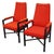 Wood Pair of Roger Sprunger Jack Larsen Dunbar Guest Chairs For Sale - Image 7 of 7