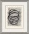 Charcoal Black Swirl Framed Art Prints - Set of 9 by David Phoenix For Sale - Image 8 of 11