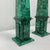 Green Natural Malachite Obelisk Pair For Sale - Image 8 of 11