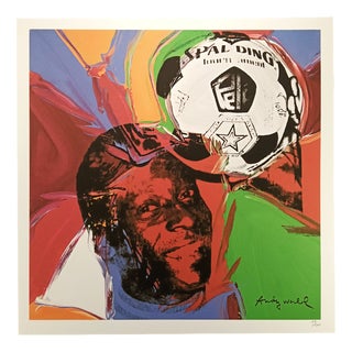 CMOA after Andy Warhol, Pelé, 1980s, Limited Edition Lithograph For Sale