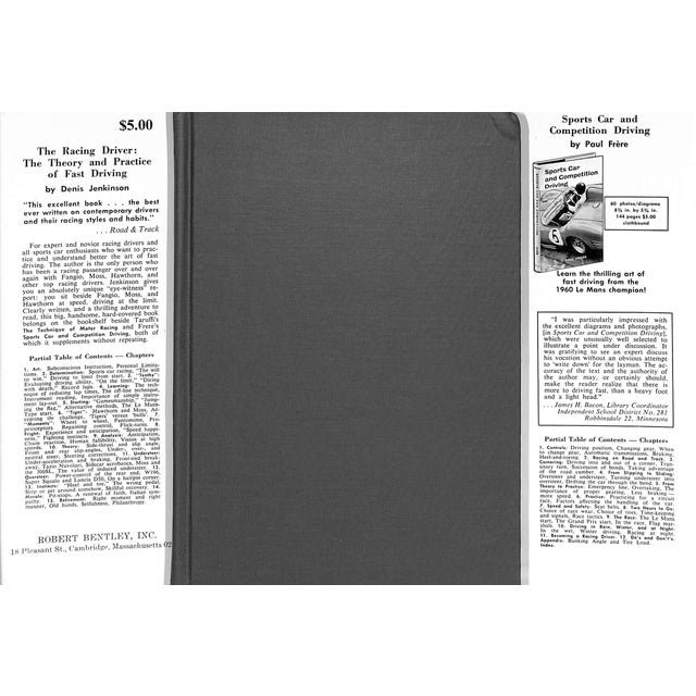 Traditional "The Racing Driver: The Theory and Practice of Fast Driving" 1964 Jenkinson, Denis For Sale - Image 3 of 9