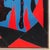 Paul Reeves "Neanderthal" Contemporary Blue and Red Geometric Abstract Painting, 2023 For Sale - Image 10 of 12
