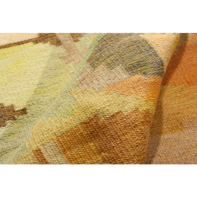 Textile Ingegerd Silow Swedish Rollakan Rug, 02'08 X 04'01 For Sale - Image 7 of 11