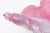 1980s Vintage Murano Pink and Silver Foil Clam Shell Coiled Large Glass Bowl, Signed For Sale - Image 5 of 11