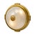 Art Deco Period French Ceiling Mounts, Brass and Etched Glass For Sale - Image 4 of 9