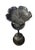 For your consideration. . . A rare vintage pair of Argentinian hand-forged tall wrought iron candle holders. The candle...