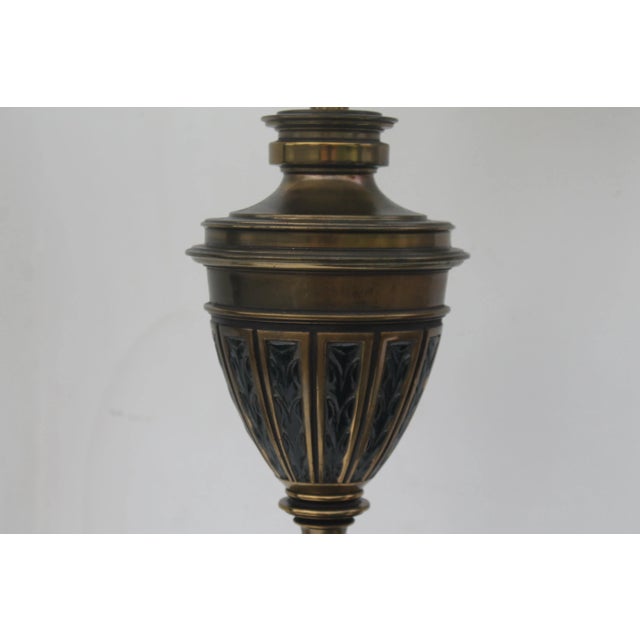 Metal 1940's Neoclassic Italian Provincial Table Lamps a - Pair For Sale - Image 7 of 13