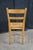 Early 20th Century 6 Antique Country Farmhouse Maple Ladderback Woven Rattan Dining Chairs For Sale - Image 5 of 12