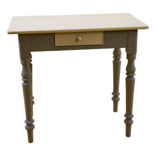 Vintage Coffee Table with Drawer For Sale