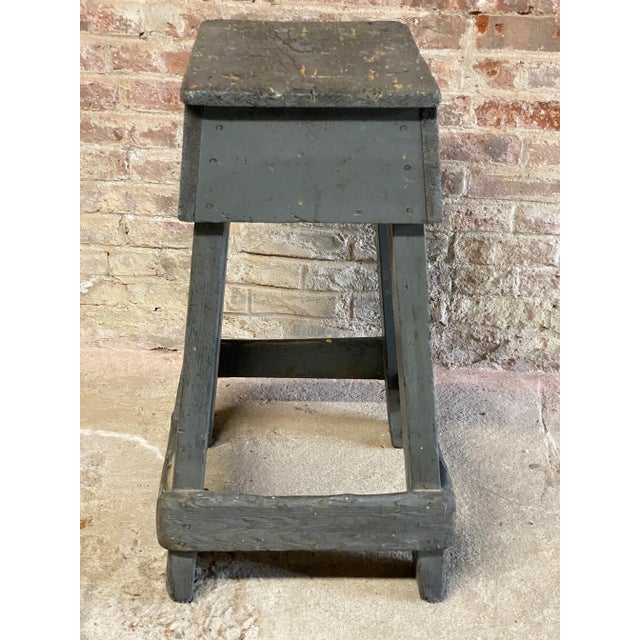 1950s Hand Made Artist's Studio Stool For Sale - Image 5 of 13