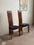 Wood Postmodern Slatted High-Back Dining Chairs by Pietro Costantini – Sculptural Italian Design 1980s For Sale - Image 7 of 10
