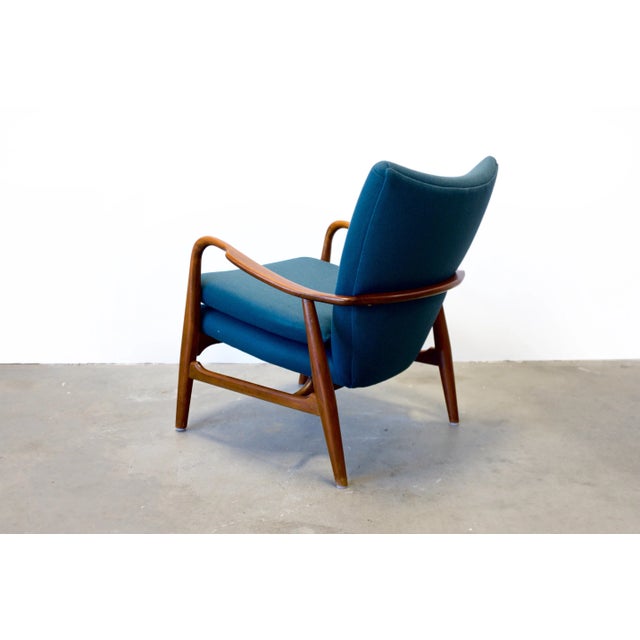 Mid 20th Century Madsen & Schubell Model Ms4 Teak Armchair Designed by Henry Hans Schubell & Arnold Madsen For Sale - Image 16 of 16