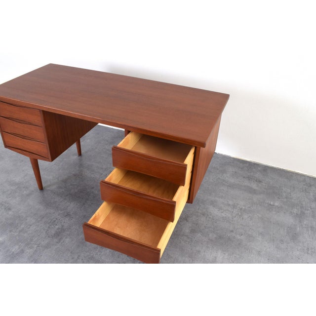 Mid-Century Teak Desk by Fredrik Kayser for Skeie Møbler, 1960s For Sale - Image 13 of 15