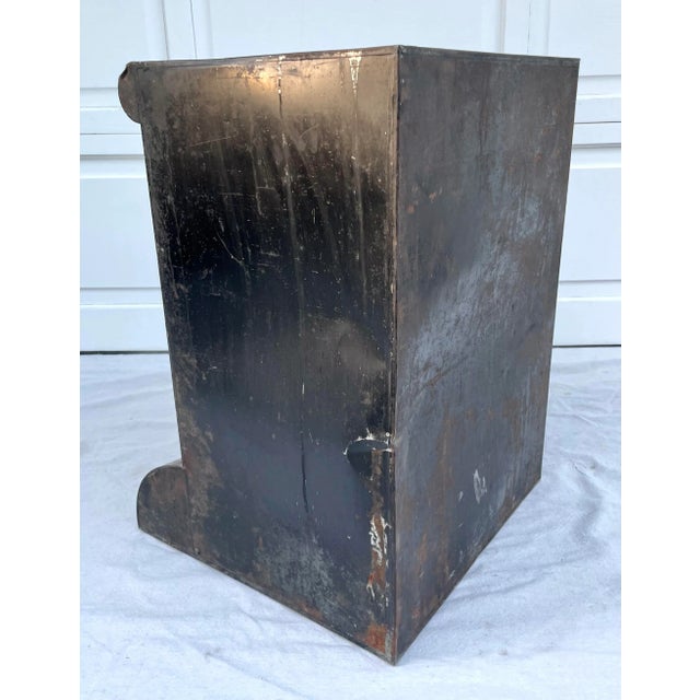 Antique Large Shopkeeper Advertising Tea Metal Bin For Sale - Image 10 of 13