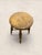 19th Century English Elm Milking Stool With Turned Legs For Sale - Image 4 of 9
