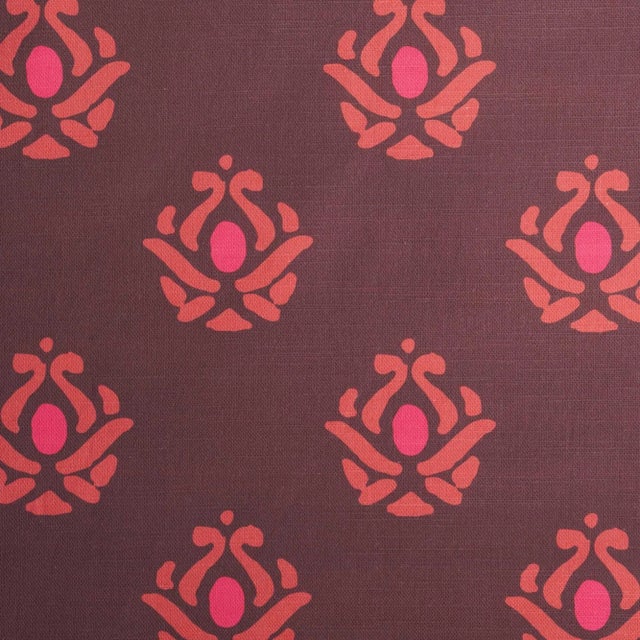 22" Harper Pillow in Maroon For Sale - Image 4 of 5