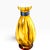 1980s Vintage Murano Amber Swirl Art Glass Bud Vase, 1980s Italian Hand Blown (6" Height) For Sale - Image 5 of 15