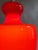Pop Art Italian Red Glass Lamp, 1960s For Sale - Image 9 of 11