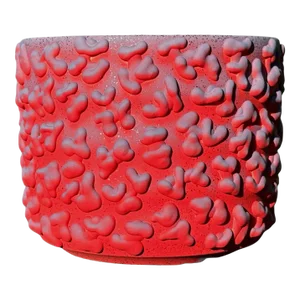 Organic Crimson and Cobalt Sparkle Planter