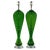 Vintage Murano Glass Lamps Green For Sale - Image 11 of 11