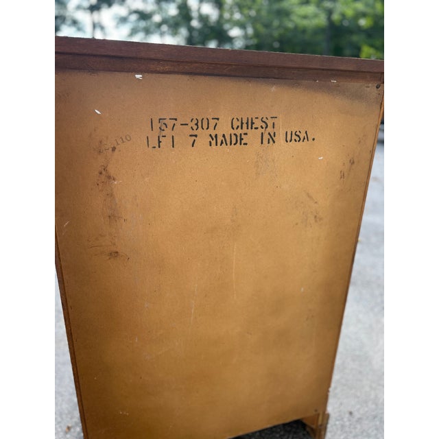Brown Vintage 1990's Lexington Furniture Chest of Drawers For Sale - Image 8 of 10