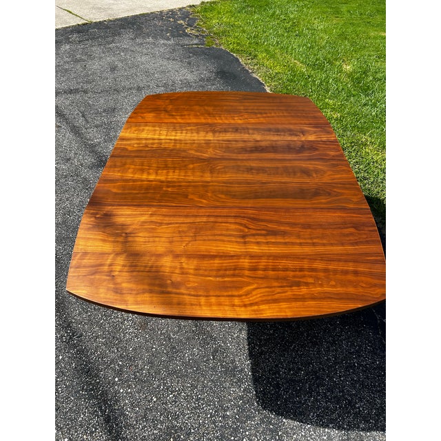 1960s 1960s Mid Century Kipp Stewart Drexel Declaration Drop Leaf Dining Table For Sale - Image 5 of 12